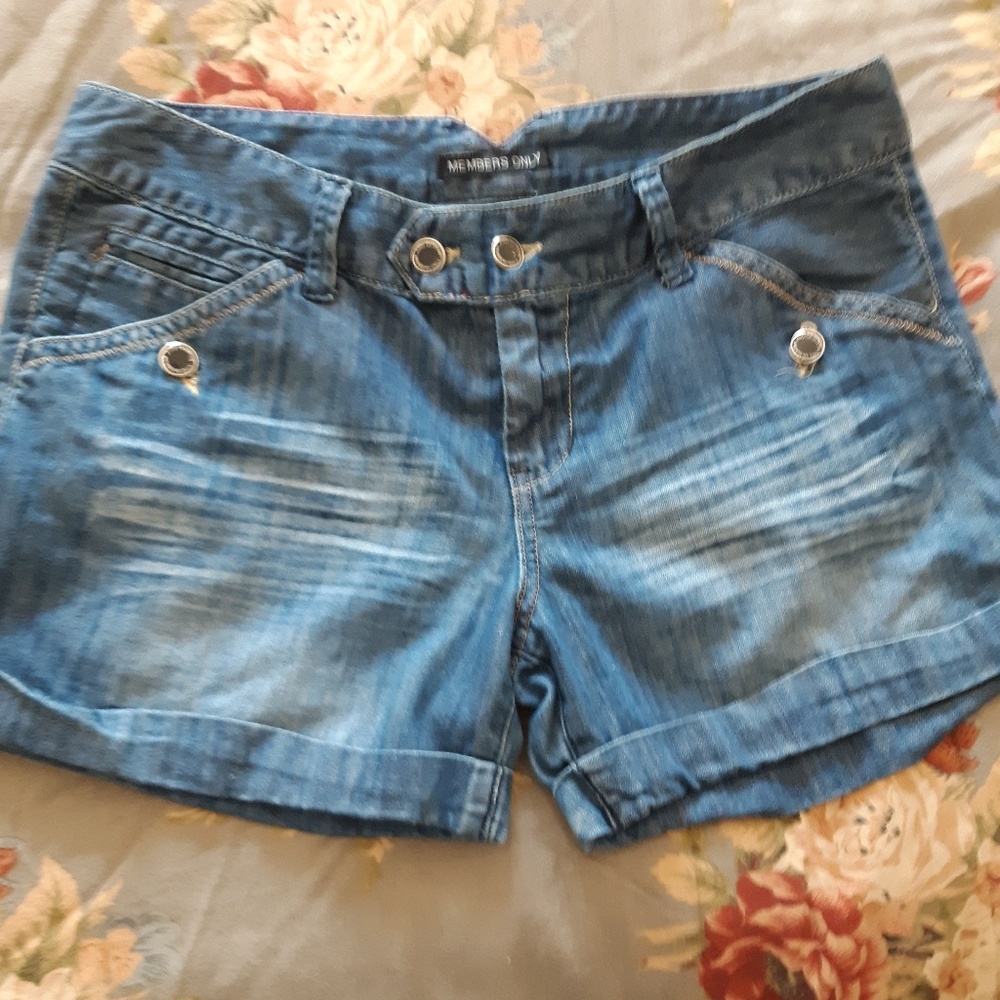 Members Only size 13 denim shorts